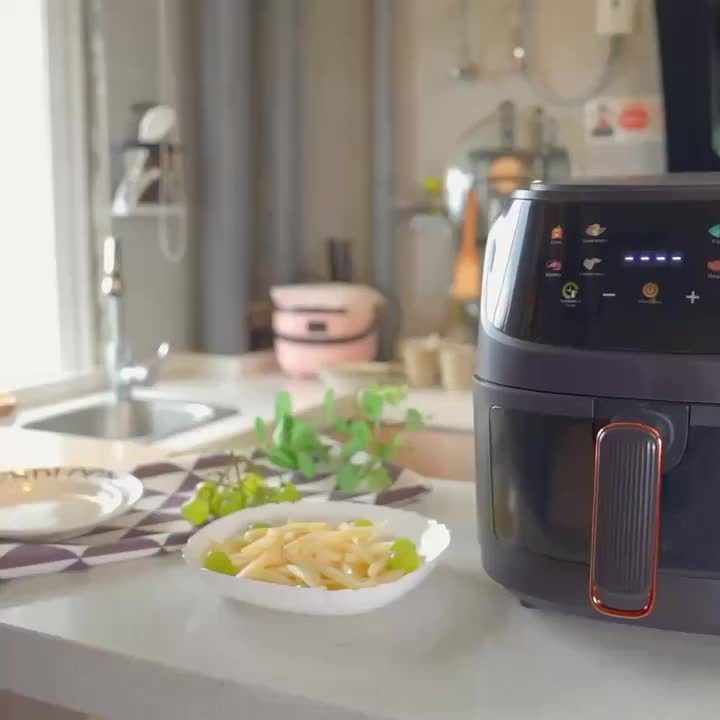 Модерен Air Fryer 9L Kehot - 1400W, Сензорен Панел, Антипригарно Покритие и 6 Програми - Image 11
