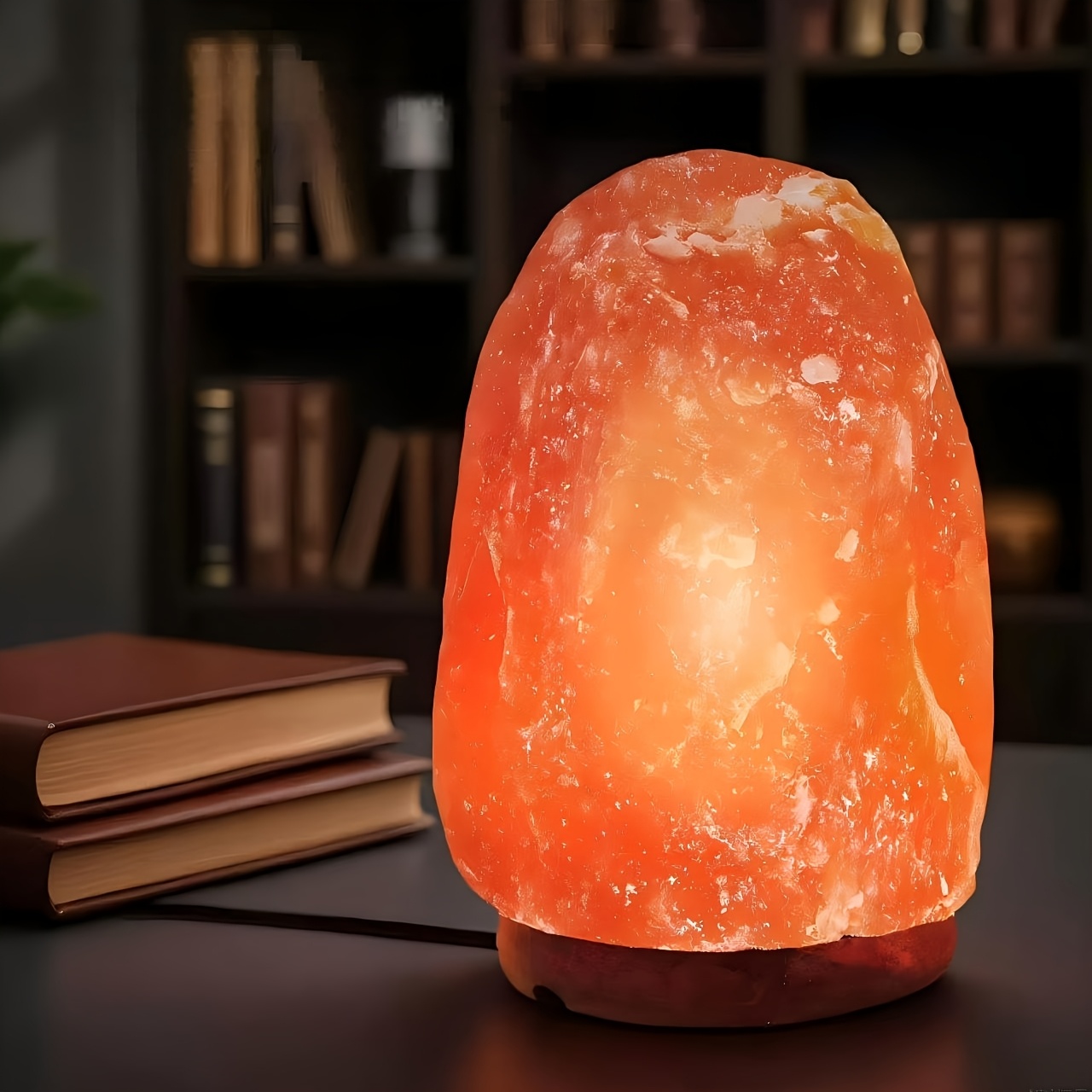 Хималайска солна лампа USB – нощна лампа с топла светлина - Image 3