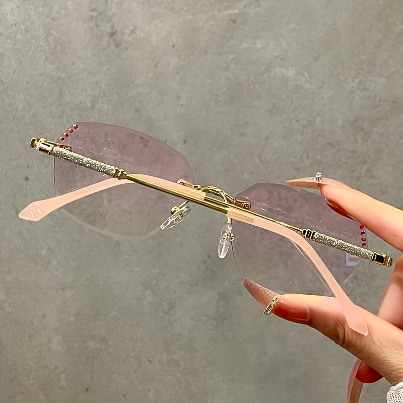 Елегантни безрамкови очила за четене – Шестоъгълен дизайн, +1.0 до +3.0 - Image 6