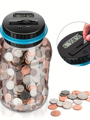 Висококачествена дигитална кутия за броене на пари – капацитет 800+ монети
