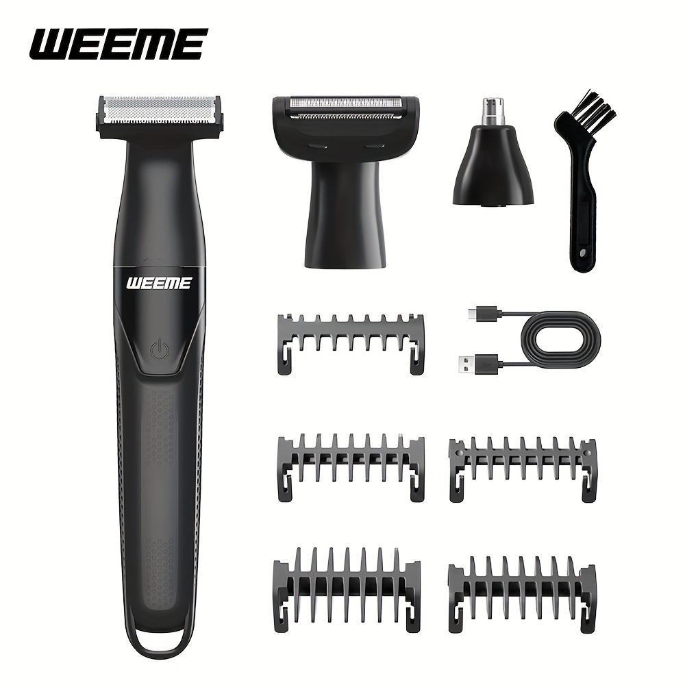 Универсален USB тример WEEME 3 в 1 - подмишници, крака, ръце, бикини линия и чувствителни зони - Image 5