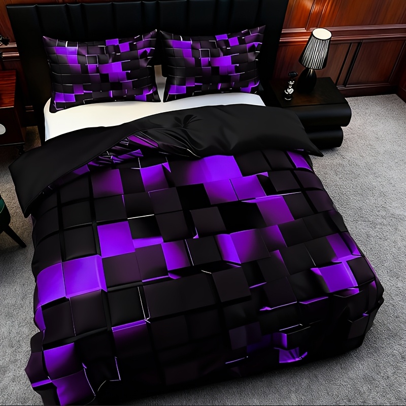 Комплект спално бельо KTABEDDING 3 части – кариран дигитален принт - Image 19