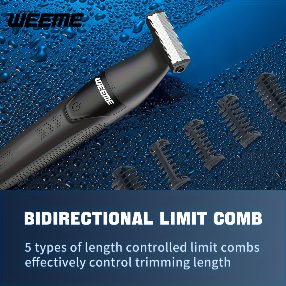 Универсален Тример WEEME 3-в-1 - Безболезнено Премахване на Косми, USB Зареждане - Image 4