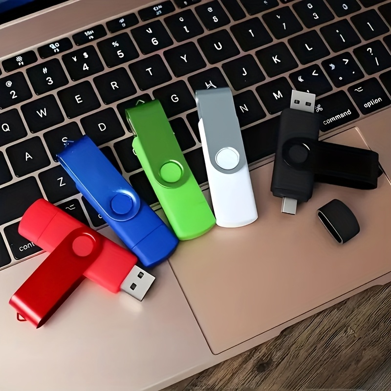 2‑в‑1 USB флаш памет Type‑C + USB 2.0 – 512MB до 128GB, за телефони, лаптопи и таблети - Image 14