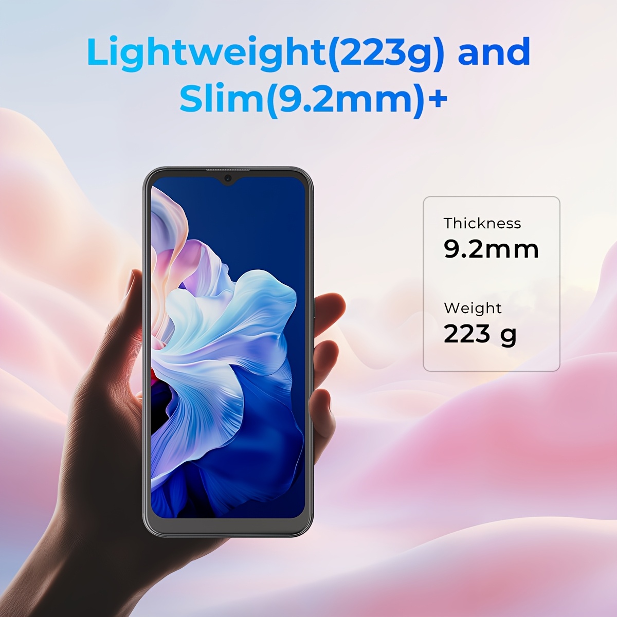 HOTWAV Note 12 EF - 6.8" HD+ дисплей, 12GB RAM + 128GB памет, 48MP+16MP камери, Android 14, Dual SIM, 4G, Wi-Fi, GPS, Face ID - Image 9