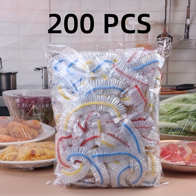 Пластмасови еластични Капаци за Храна 200/600/1200 бр. – Еднократни Капаци за Свежест - Image 3