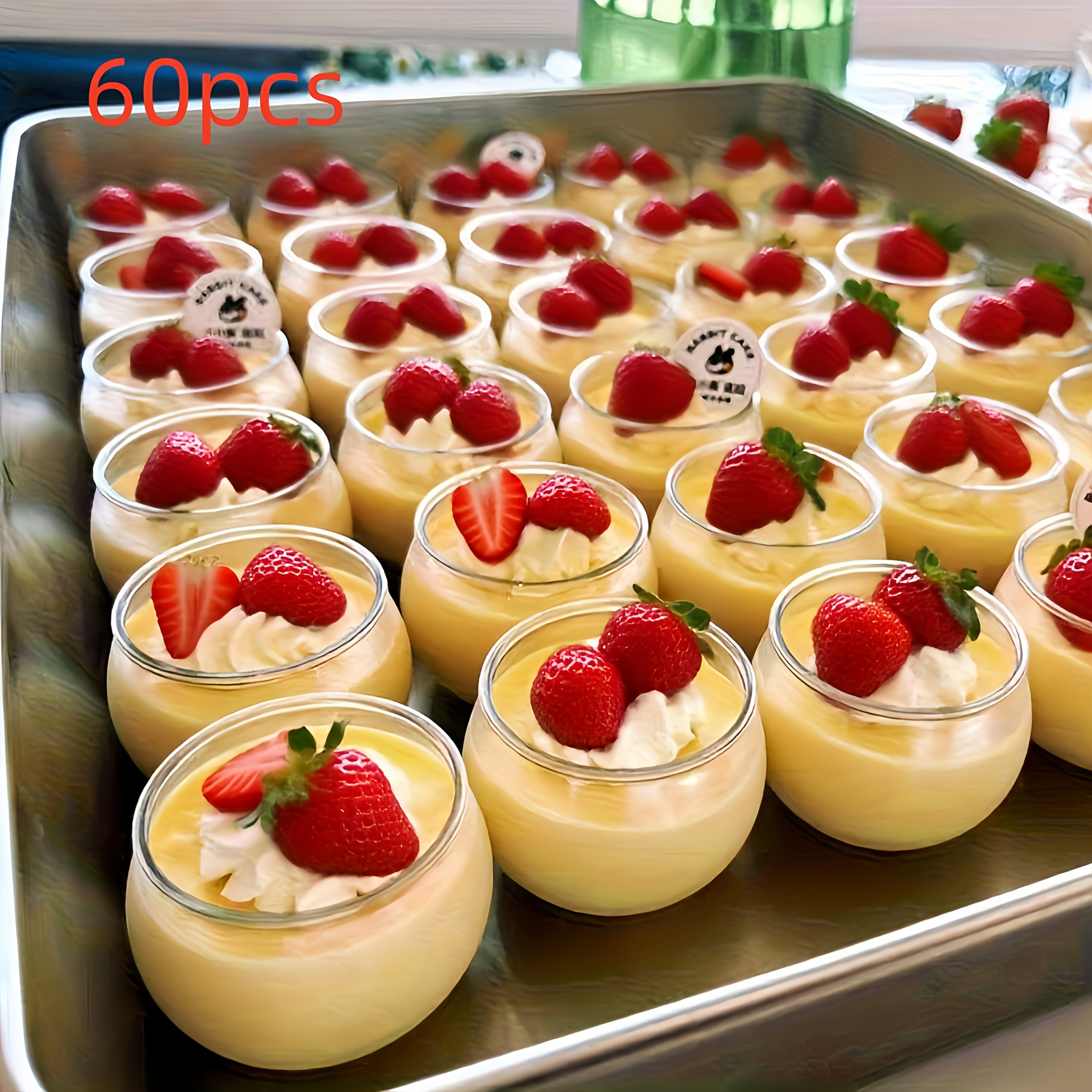 Мини десертни чашки 30/60 бр – прозрачни контейнери за мус - Image 6