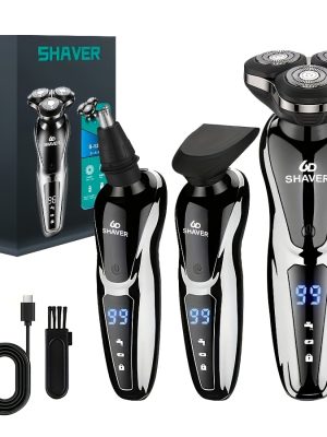 Електрическа Самобръсначка 3 в 1 – USB Преносим Тример с 3D Плаващо Острие