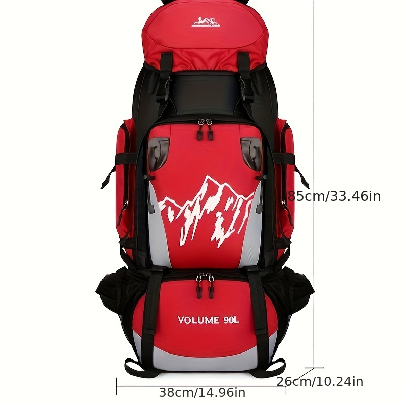 Туристическа раница 90L – голяма раница за къмпинг и преходи - Image 3