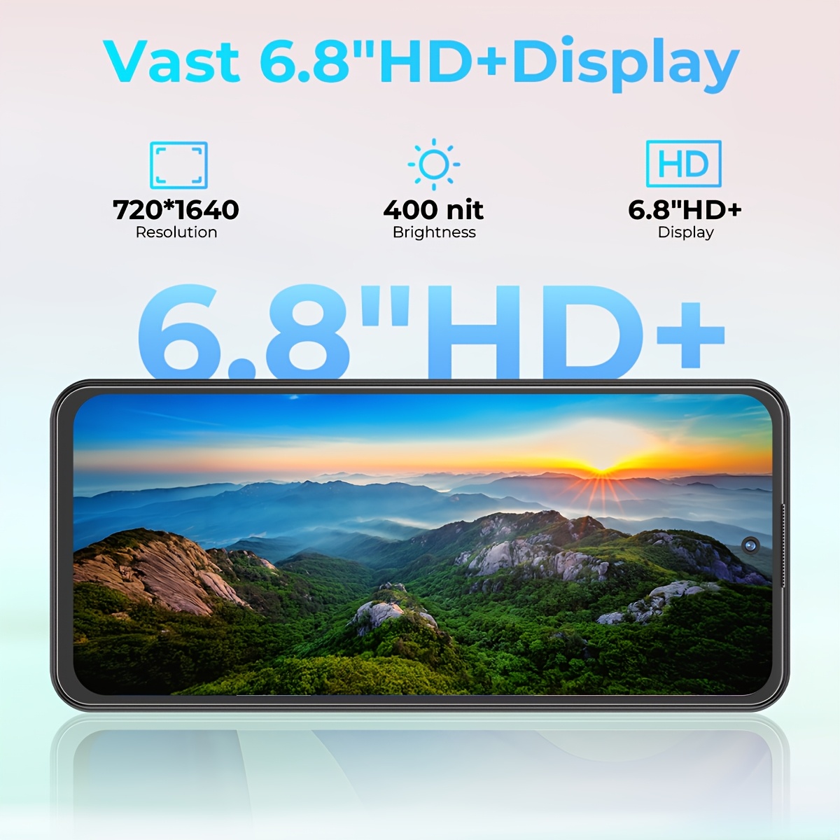 HOTWAV Note 12 EF - 6.8" HD+ дисплей, 12GB RAM + 128GB памет, 48MP+16MP камери, Android 14, Dual SIM, 4G, Wi-Fi, GPS, Face ID - Image 6