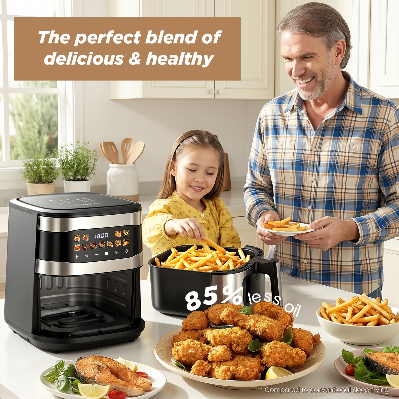 Air fryer Kehot 10L 2000W - фритюрник от неръждаема стомана 304 - Image 10