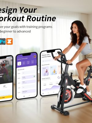 Велотренажор Kehot – спин байк за домашен фитнес с LCD дисплей