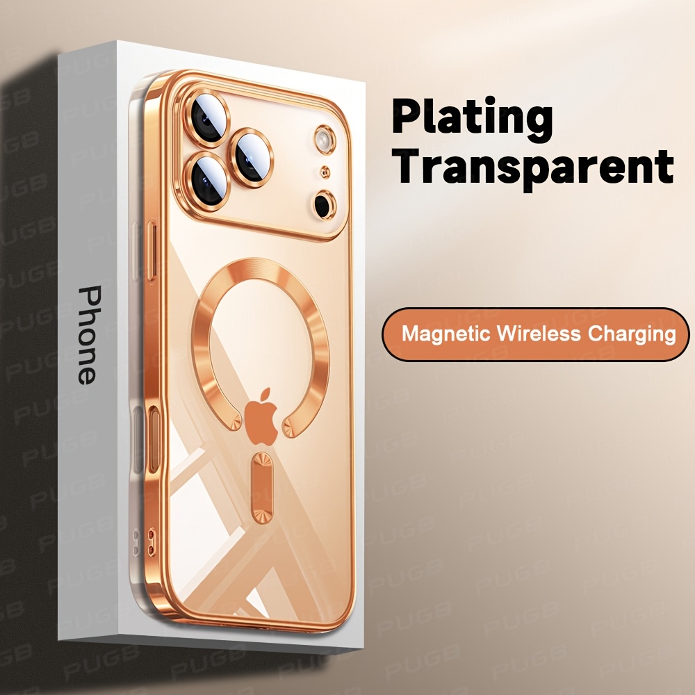 Прозрачен магнитен калъф за iPhone 11-17 Pro Max Air Plus – Защита на обектива, мек и здрав - Image 10