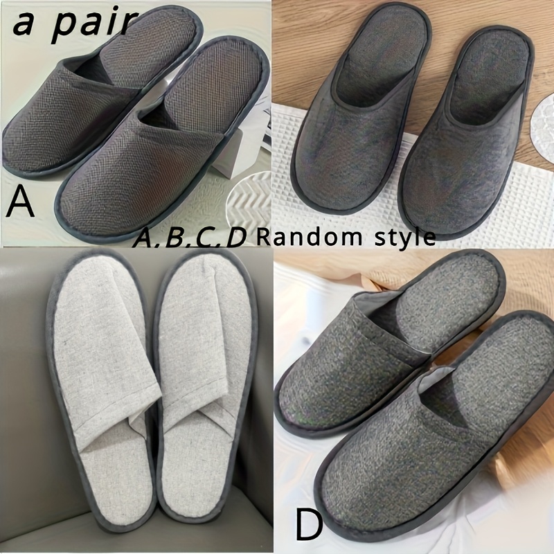 Унисекс хотелски чехли - нехлъзгащи, за еднократна употреба - Image 4