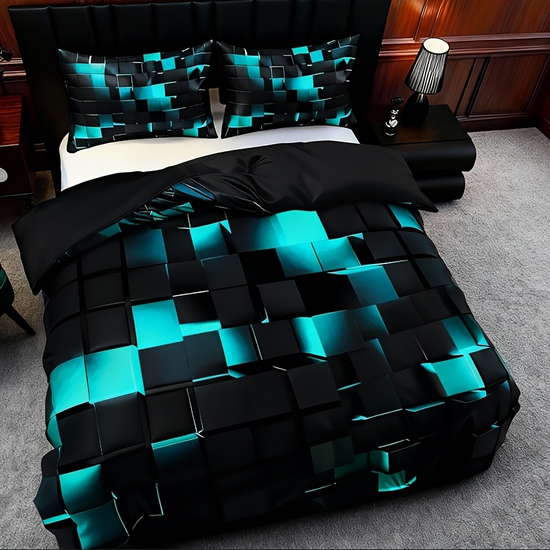 Комплект спално бельо KTABEDDING 3 части – кариран дигитален принт - Image 22