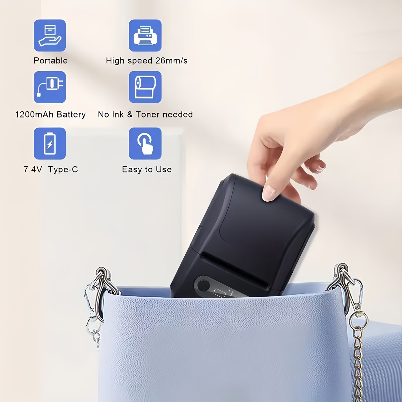 Смарт принтер за етикети – Bluetooth устройство за дом и офис - Image 8