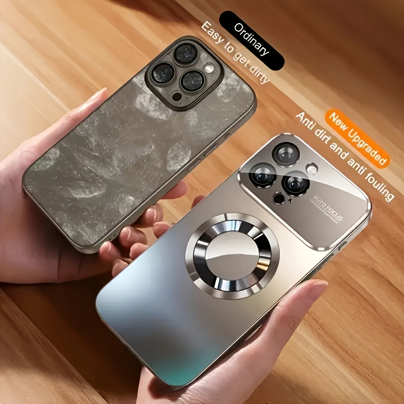 Матов Калъф за iPhone 11-17 Pro Max/Air – Титаниев Металик, Защита на Камерата, Безжично Зареждане - Image 10