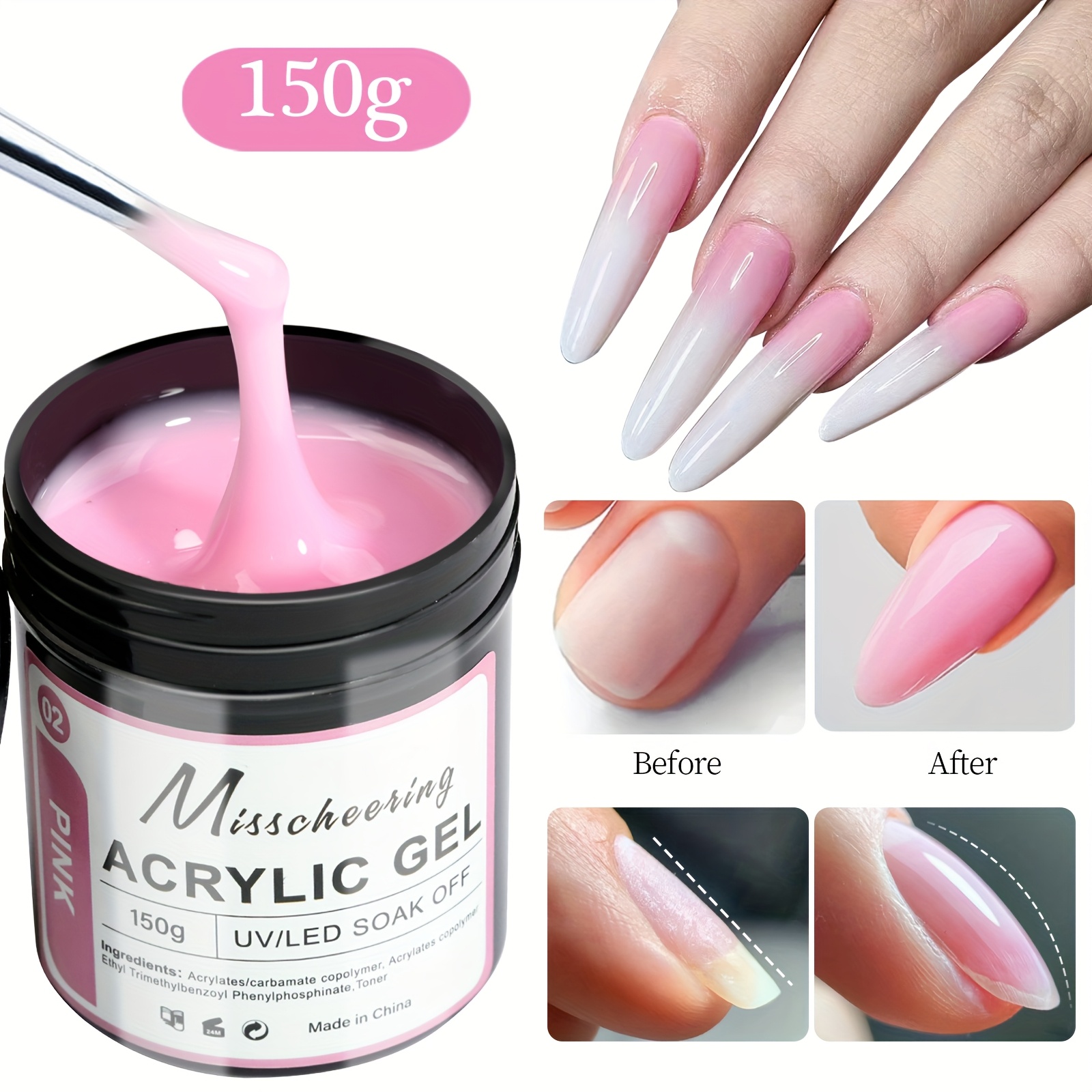 Гел за изграждане на нокти 150G – 3 в 1 builder gel за удължаване