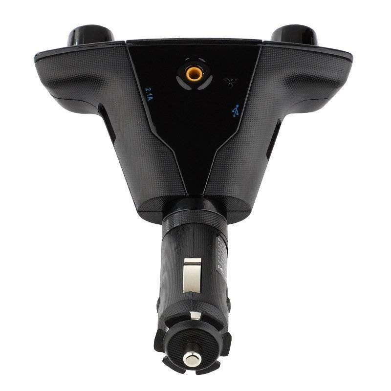 Bluetooth FM Трансмитер за Кола – Поддръжка на AUX, SD Карти и Двоен USB Изход - Image 3