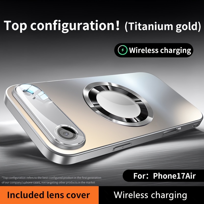 Матов Калъф за iPhone 11-17 Pro Max/Air – Титаниев Металик, Защита на Камерата, Безжично Зареждане - Image 28