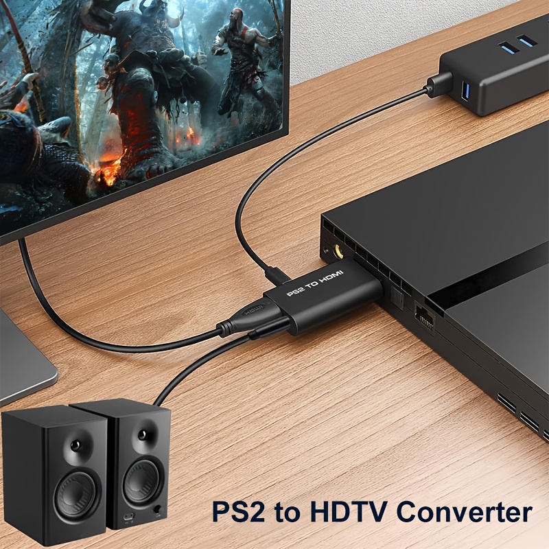 HDTV адаптер за PS2 – аудио/видео конвертор, лесна връзка към HD телевизори - Image 6
