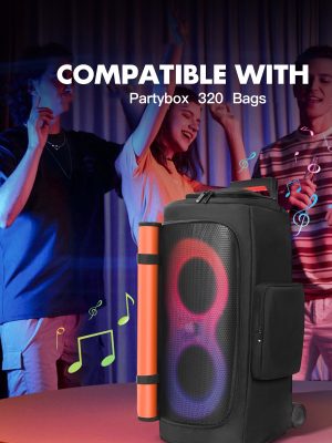 Чанта за JBL PartyBox 310/320 – здрав полиестерен калъф с цип, преносима торба за съхранение
