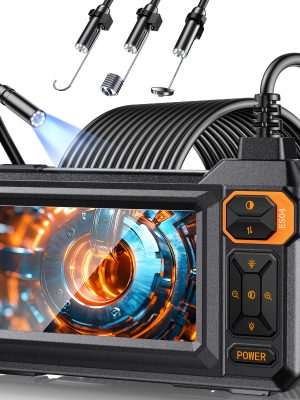 Ендоскопска камера с 10.92 cm LCD – HD 1080P, IP67, 8 LED, 5.03 м бороскоп за инспекции