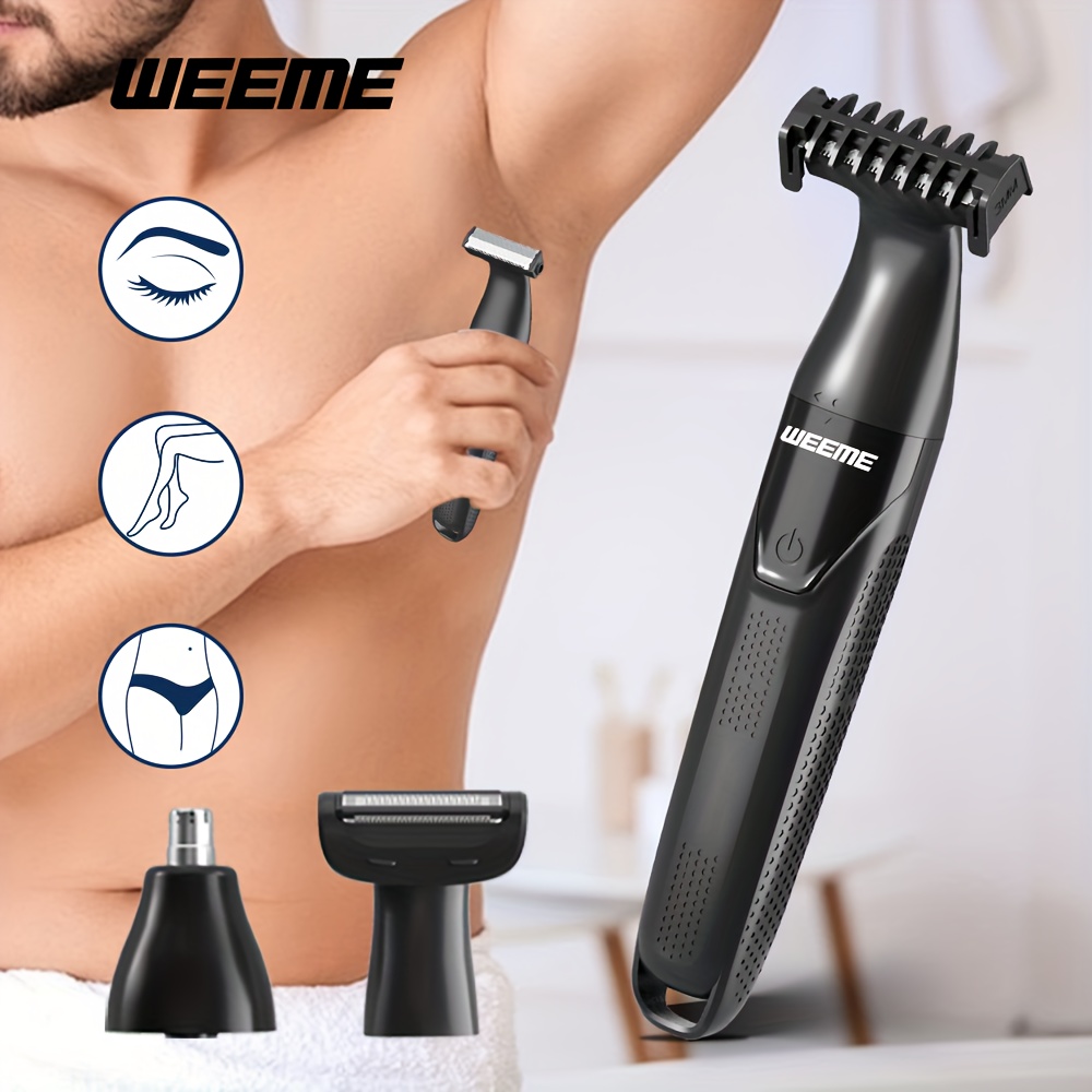 Универсален Тример WEEME 3-в-1 - Безболезнено Премахване на Косми, USB Зареждане