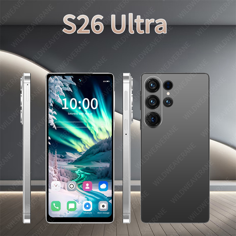 Android смартфон 2026 Глобална версия - 6+64GB, 6.8" HD екран, 5G, лицево отключване, калъф, защитно стъкло и слушалки, идеален подарък - Image 6