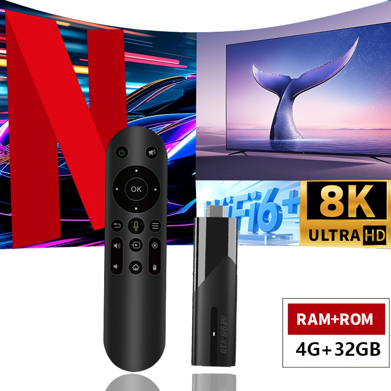 Android 14 Smart TV Box – 4GB RAM + 32GB, 8K поддръжка, AI гласов контрол и Dual WiFi - Image 3