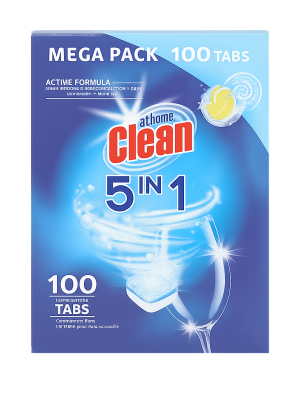 AT HOME – Таблетки за съдомиялна CLASSIC (100 бр) | Dishwasher Tablets Classic 100 pcs