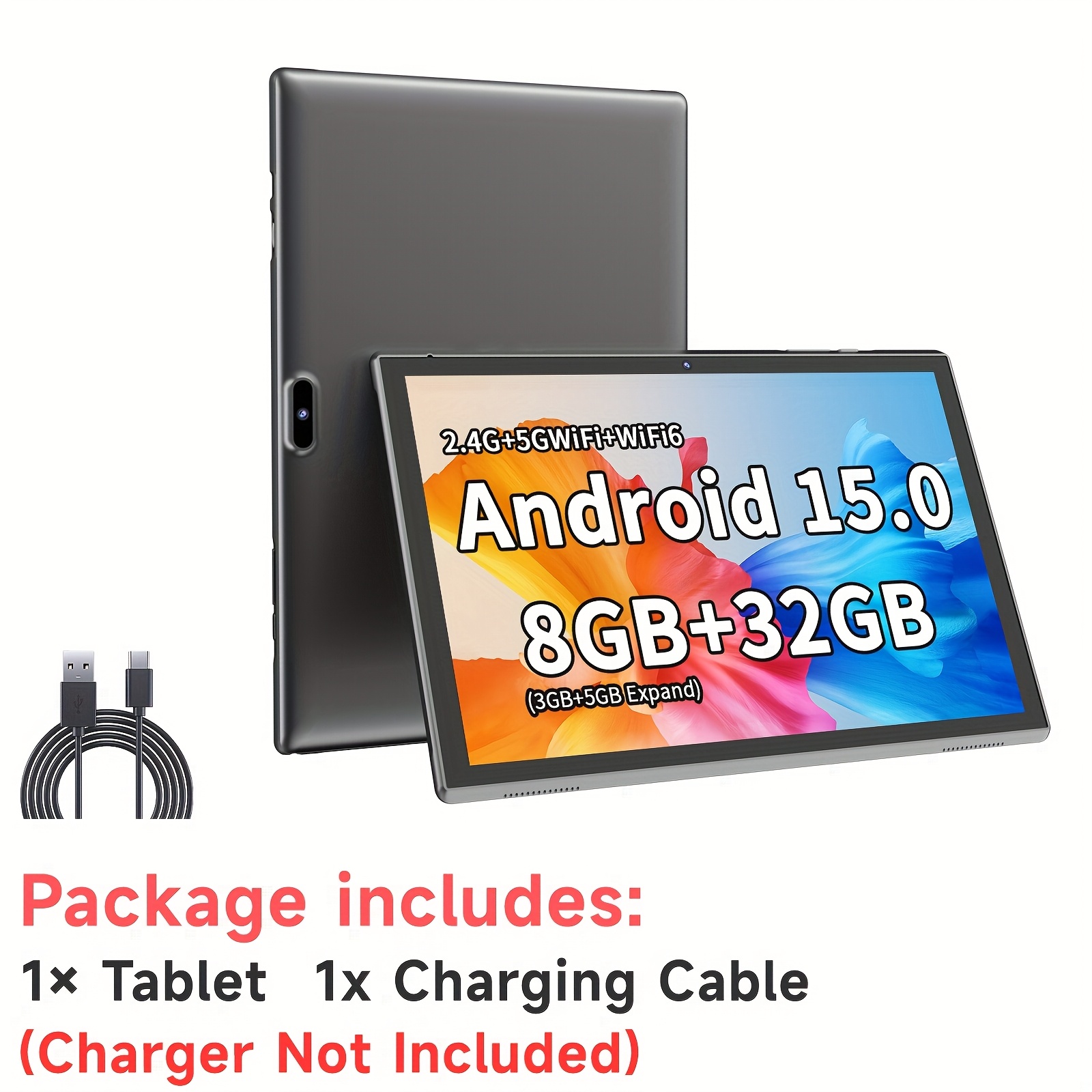 PEICHENG 10" таблет Android 15 – 8GB RAM, 32GB ROM, FHD IPS, 6000mAh батерия - Image 9