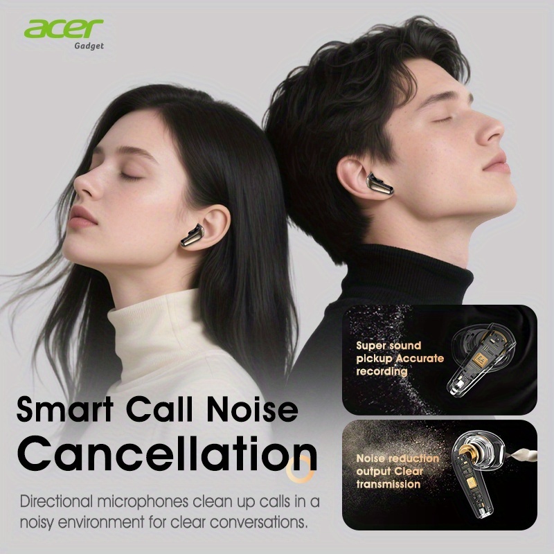 Безжични слушалки Acer – TWS стерео звук, шумопотискане, гейминг режим и дълъг живот на батерията - Image 11