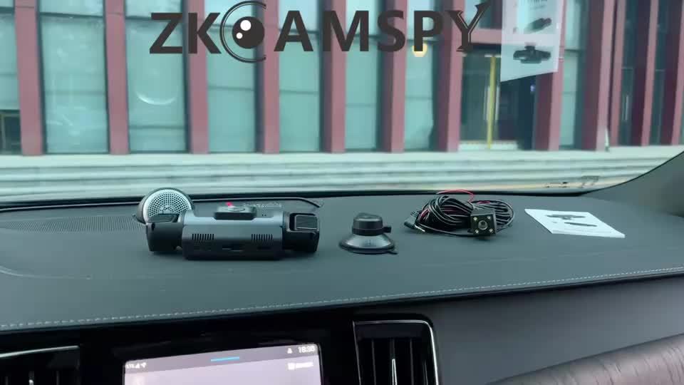 Автомобилна камера с 4 канала, LED дисплей, физически бутони, 24/7 наблюдение и заден изглед - Image 11