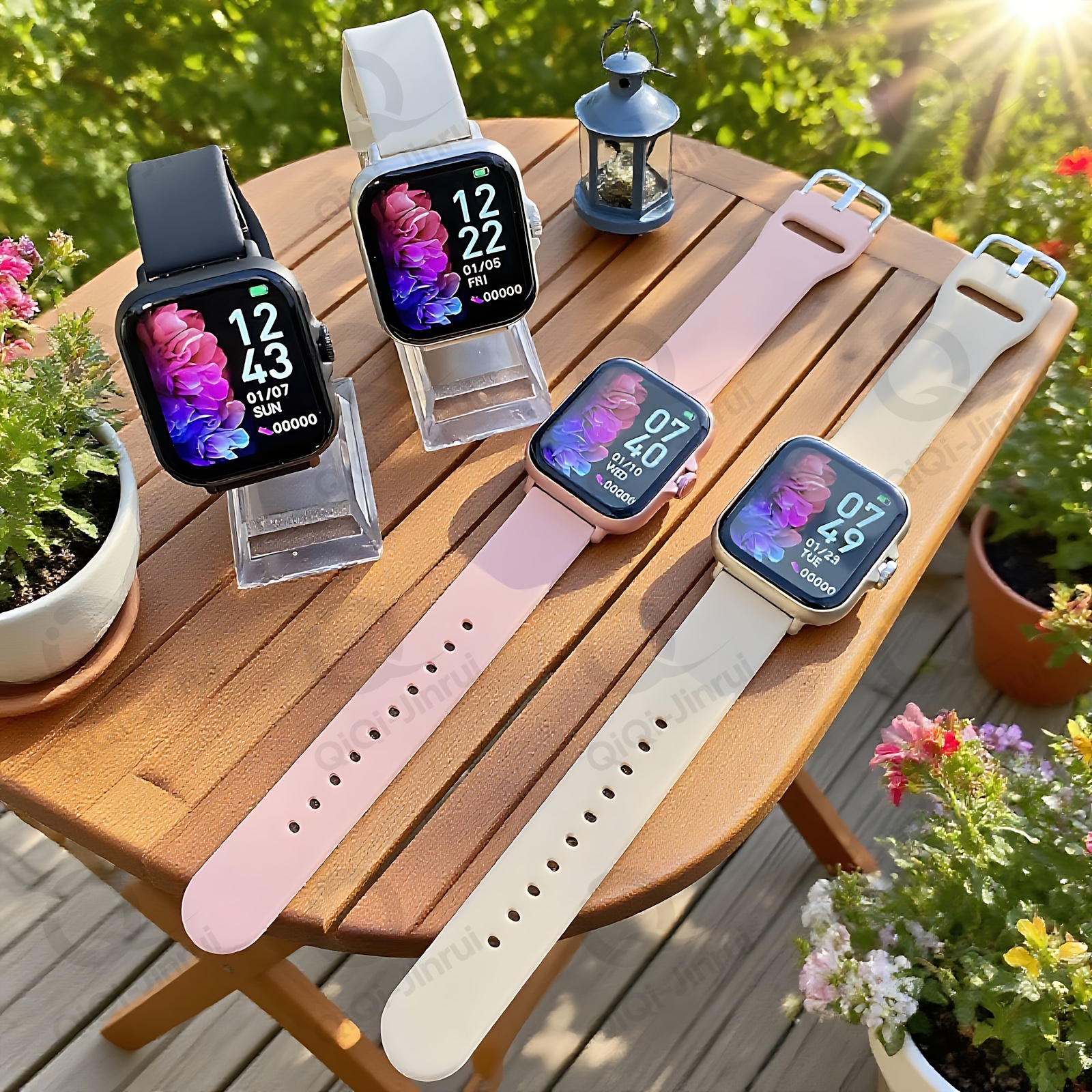 Унисекс смарт часовник - 1.83" Full Touchscreen, безжични разговори, известия, спортни режими, дистанционно управление на камера и музика - Image 12