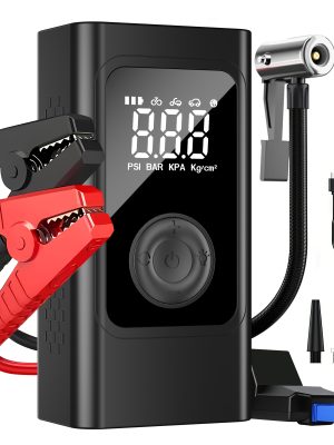 Преносим Стартер за Кола с Компресор – 150PSI, LCD, За Бензин и Дизел