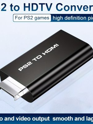 HDTV адаптер за PS2 – аудио/видео конвертор, лесна връзка към HD телевизори