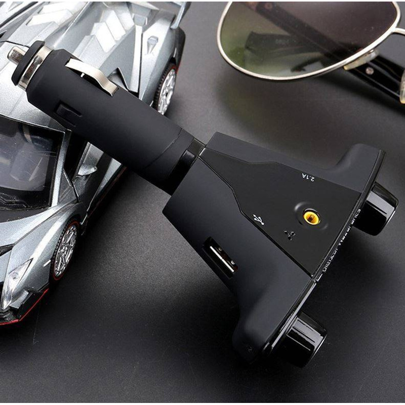 Bluetooth FM Трансмитер за Кола – Поддръжка на AUX, SD Карти и Двоен USB Изход - Image 7