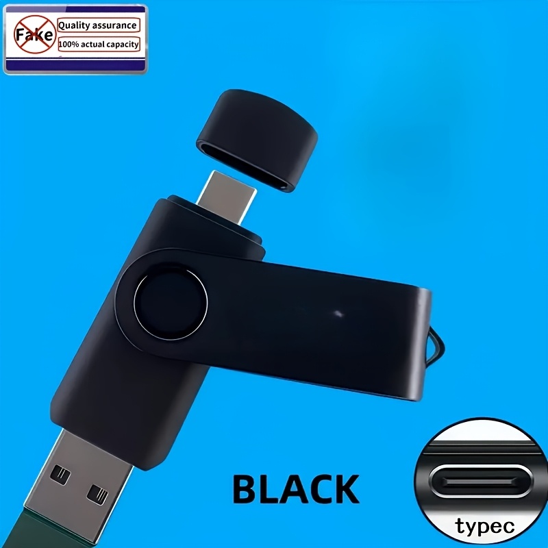 2‑в‑1 USB флаш памет Type‑C + USB 2.0 – 512MB до 128GB, за телефони, лаптопи и таблети - Image 13