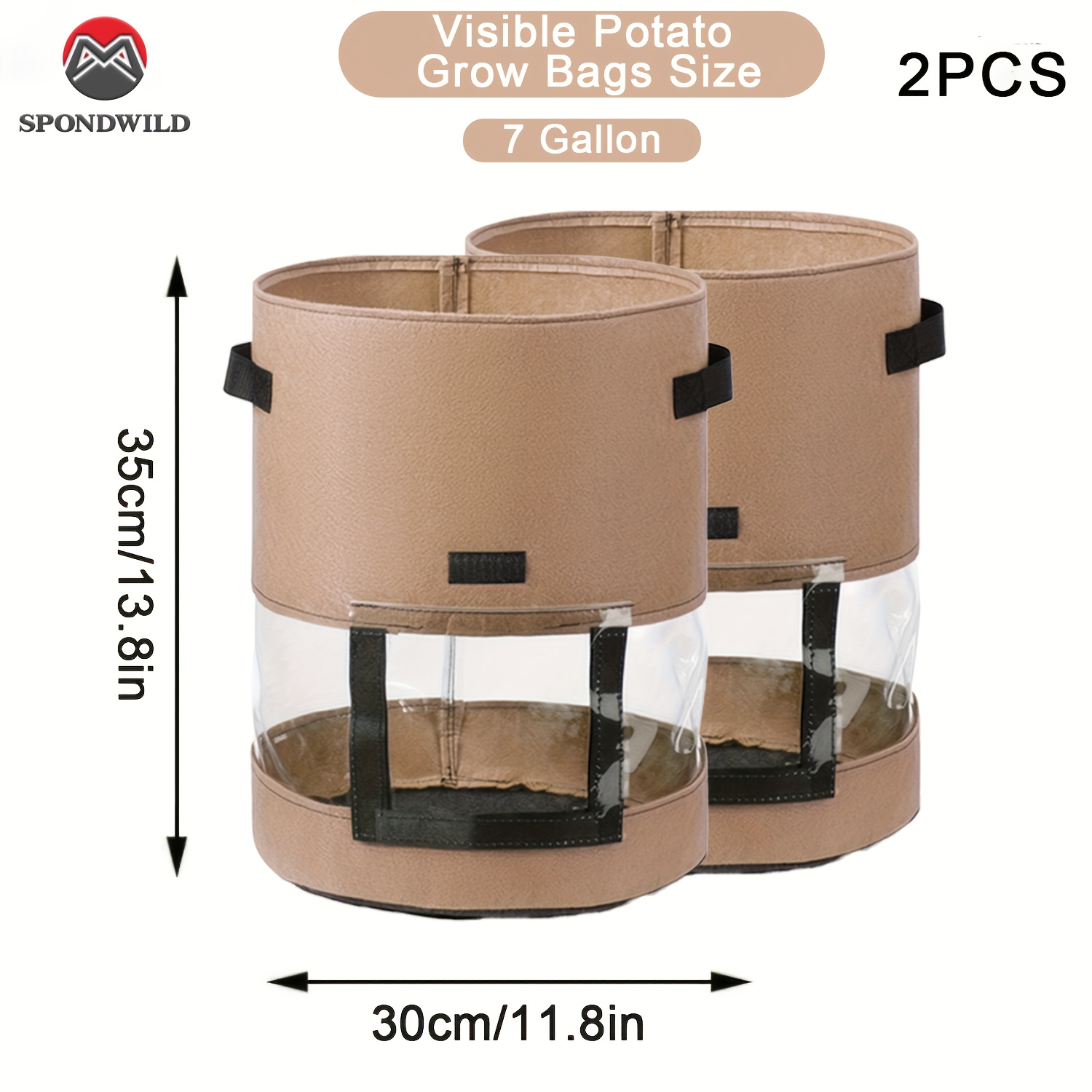 Чанти за картофи 26,5 л – саксии за засаждане с клапа - Image 19