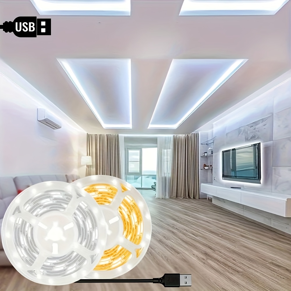 LED светлини под шкафове със сензор за движение – затъмняващи, енергийно ефективни, USB захранване - Image 3