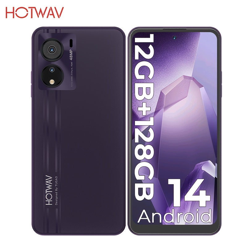 HOTWAV Note 12 EF - 6.8" HD+ дисплей, 12GB RAM + 128GB памет, 48MP+16MP камери, Android 14, Dual SIM, 4G, Wi-Fi, GPS, Face ID - Image 7