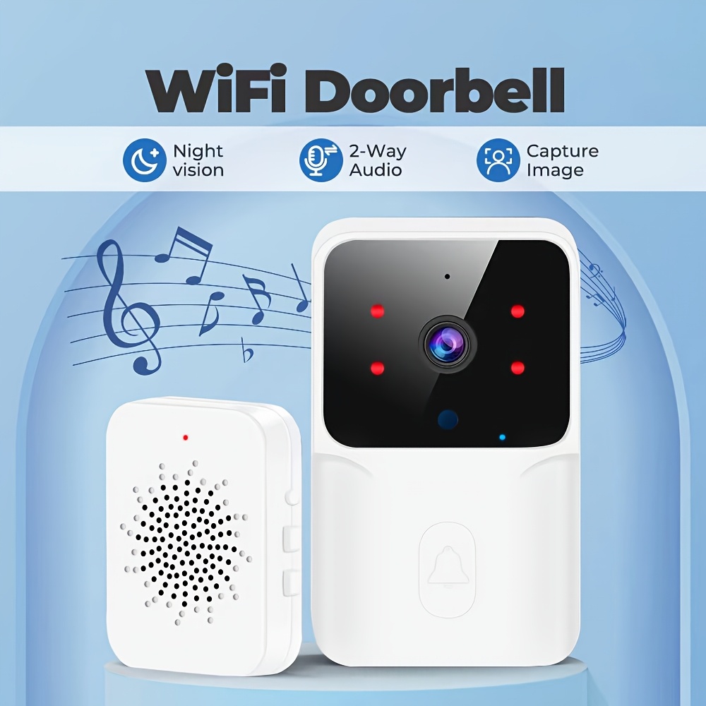Смарт видео звънец с камера – WiFi 2.4G, нощно виждане и двупосочен аудио - Image 5