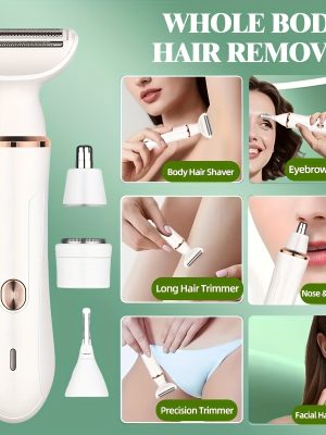 Многофункционална електрическа самобръсначка FEIYBA – USB уред за обезкосмяване за мъже и жени