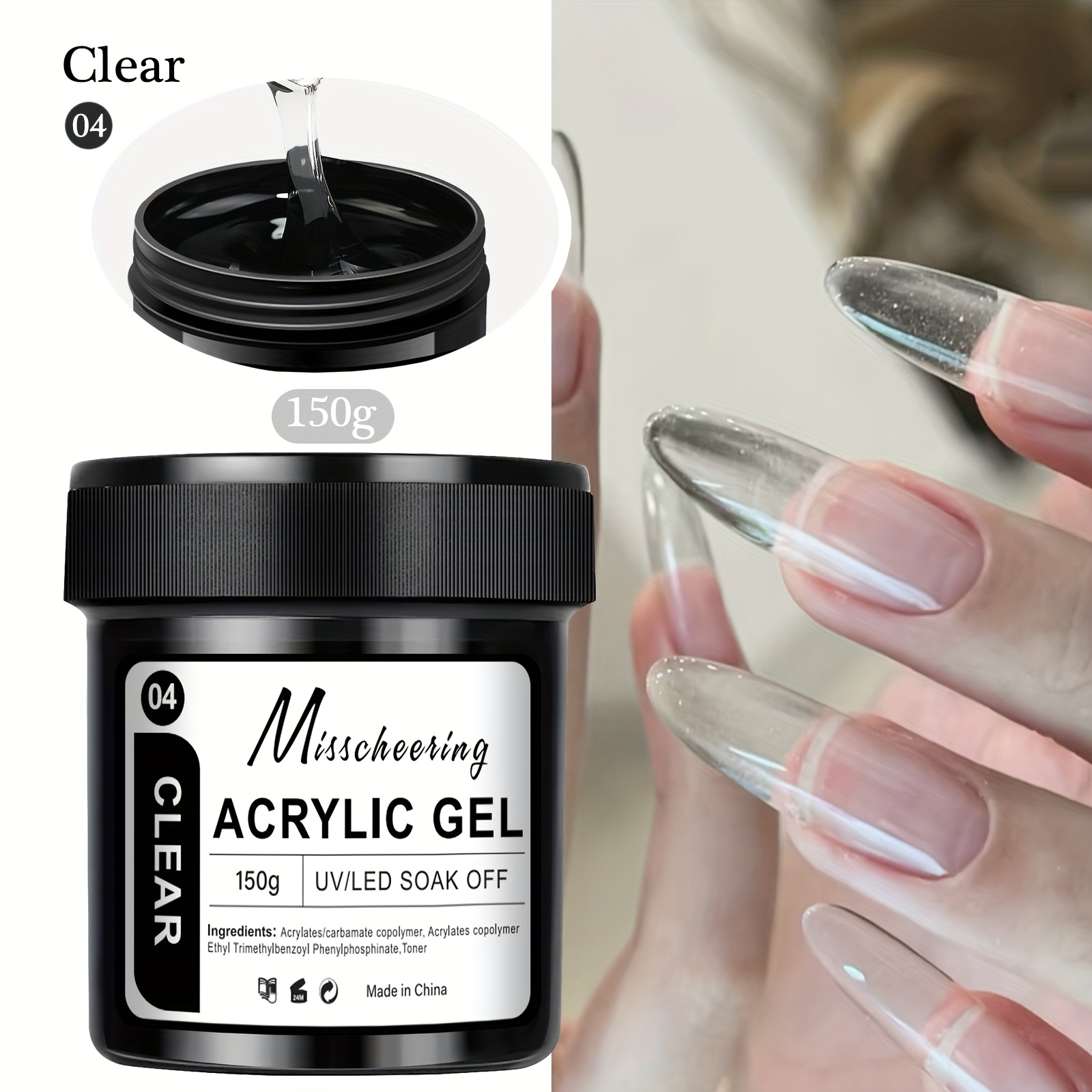 Гел за изграждане на нокти 150G – 3 в 1 builder gel за удължаване - Image 9