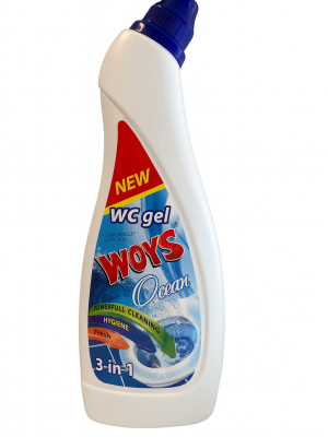 WC Гел 750 мл | Woys WC Gel Toilet Cleaner 750ml