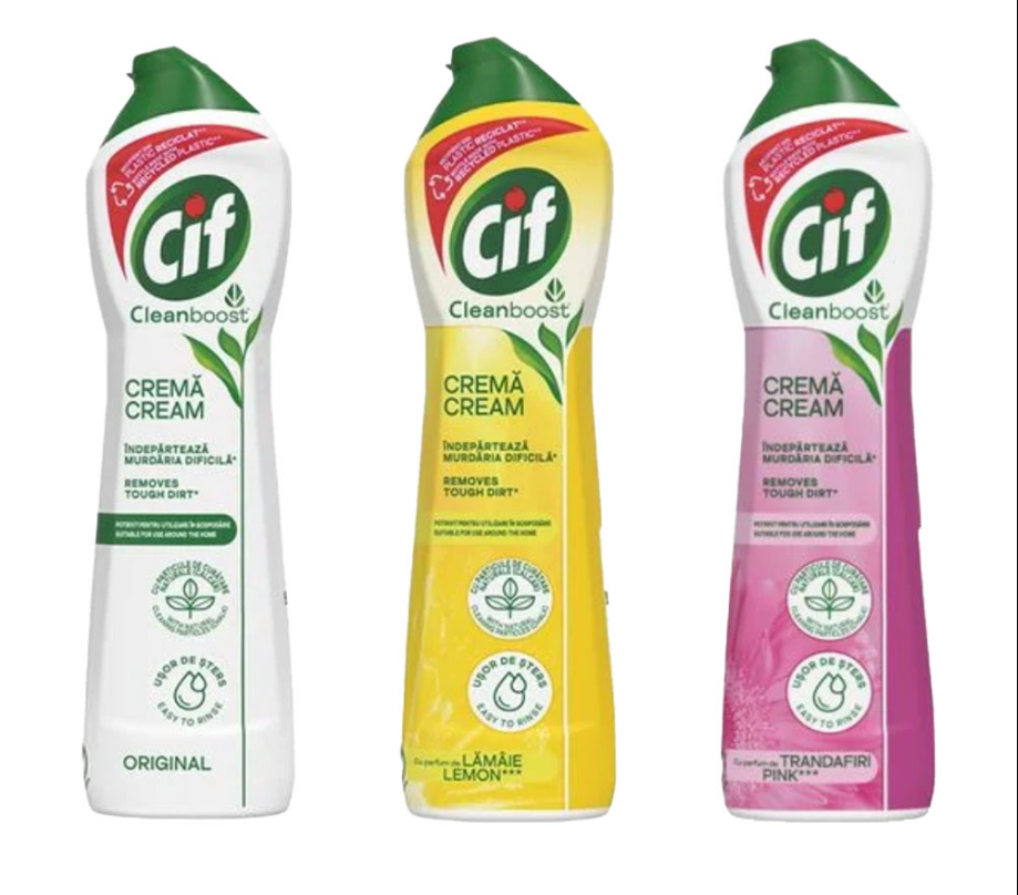 Крем 500 мл | Cif Cream Cleaner 500ml – Интензивен почистващ крем