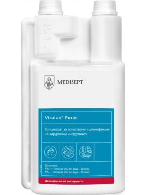 Дезинфектант за едри инструменти „VIRUTON FORTE“, концентрат – 1 л