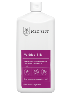 Velodes Silk – 500 мл | Алкохолен Дезинфектант за Ръце и Повърхности | Medisept