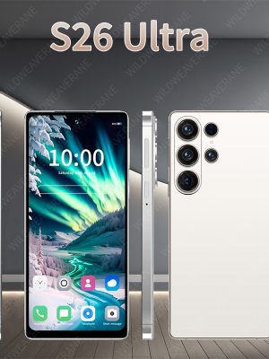 Android смартфон 2026 Глобална версия – 6+64GB, 6.8″ HD екран, 5G, лицево отключване, калъф, защитно стъкло и слушалки, идеален подарък